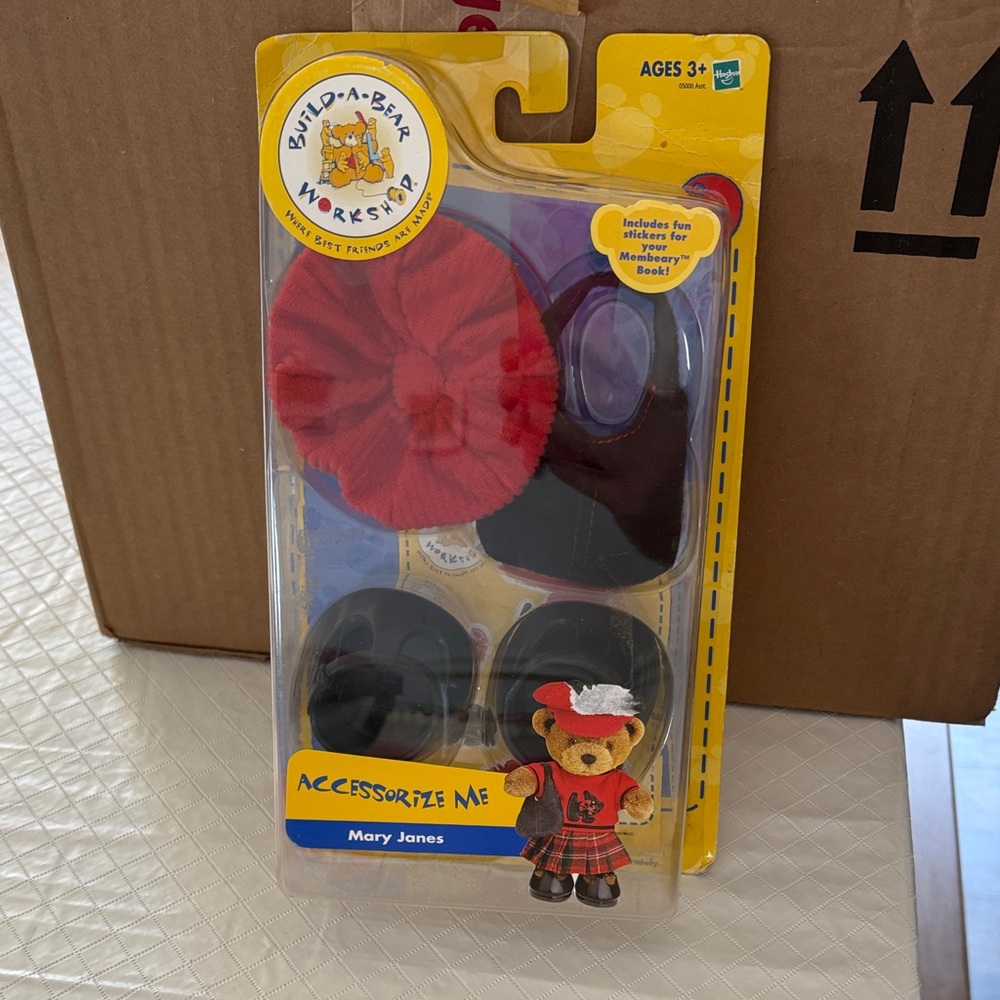 Build-A-Bear Red and Black Accessory Set